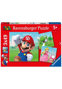 Puzzle dla dzieci 3x49 Super Mario