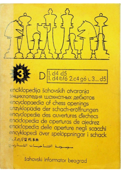 Encyclopaedia of Chess Openings D