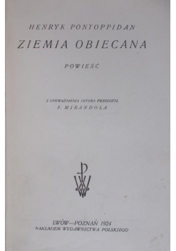 Ziemia obiecana 1924 r.