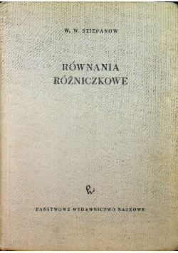 Równania różniczkowe