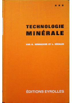 Technologie Minerale tom 3