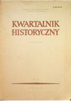 Kwartalnik Historyczny nr 3
