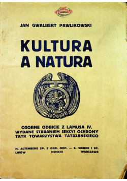 Kultura a natura 1913 r.