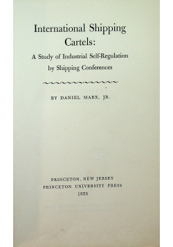 International Shipping Cartels