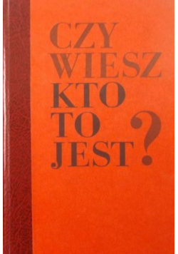 Czy wiesz kto to jest Reprint z 1938 r.