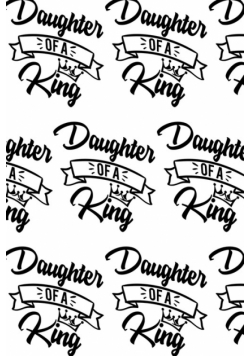 Daughter of a King Composition Notebook - Small Ruled Notebook - 6x9 Lined Notebook (Softcover Journal / Notebook / Diary)