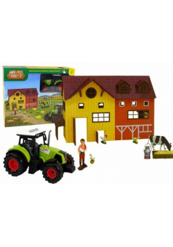 Zestaw rolne farma+ traktor 62 el.